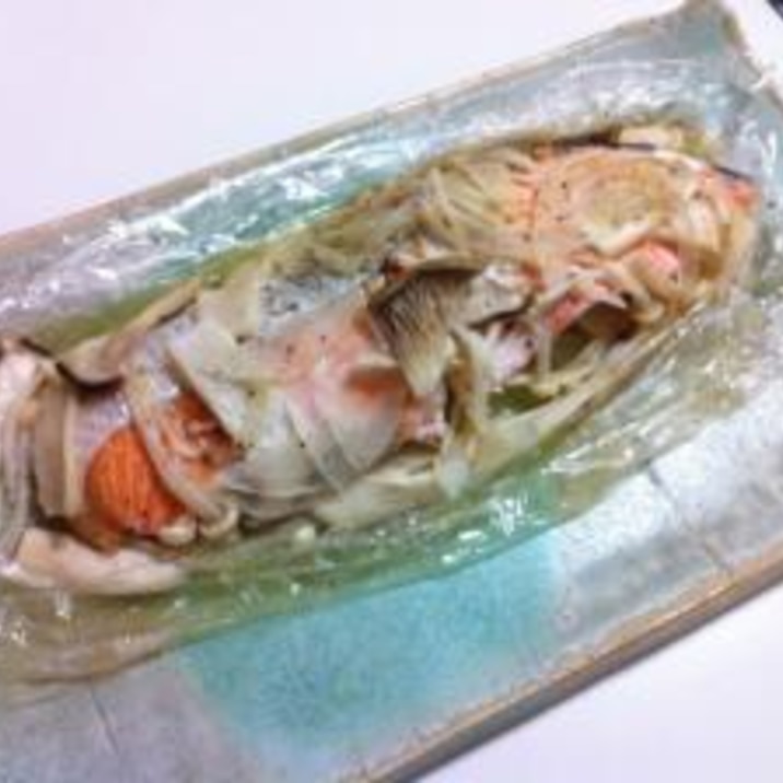 ラップで包んでチン!鮭のレンジ蒸し